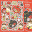 [LT30] Lita Planet New Year Flower Sticker Pack (Singles Only) - Lita Planet_LT30S1 - Lucky Bag (Red)_korean_sticker_stationery