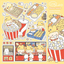 [LT53] Lita Planet Movie Sticker Pack (Packs/Singles) - Lita Planet_LT53S3 - Movie Snack_korean_sticker_stationery