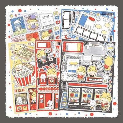 [LT53] Lita Planet Movie Sticker Pack (Packs/Singles) - Lita Planet_LT53 - Pack_korean_sticker_stationery