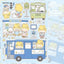 [LT62] Lita Planet Transportation Sticker Pack (Packs/Singles) - Lita Planet_LT62S1 - Bus_korean_sticker_stationery