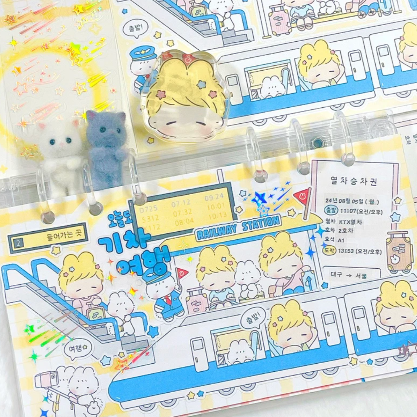 [LT62] Lita Planet Transportation Sticker Pack (Packs/Singles) - Lita Planet_LT62S5 - Tickets Memo_korean_sticker_stationery