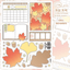 [LT66] Lita Planet Colorful Autumn Sticker Pack (Packs/Singles) - Lita Planet_LT66S5 - Fall Records Memo_korean_sticker_stationery