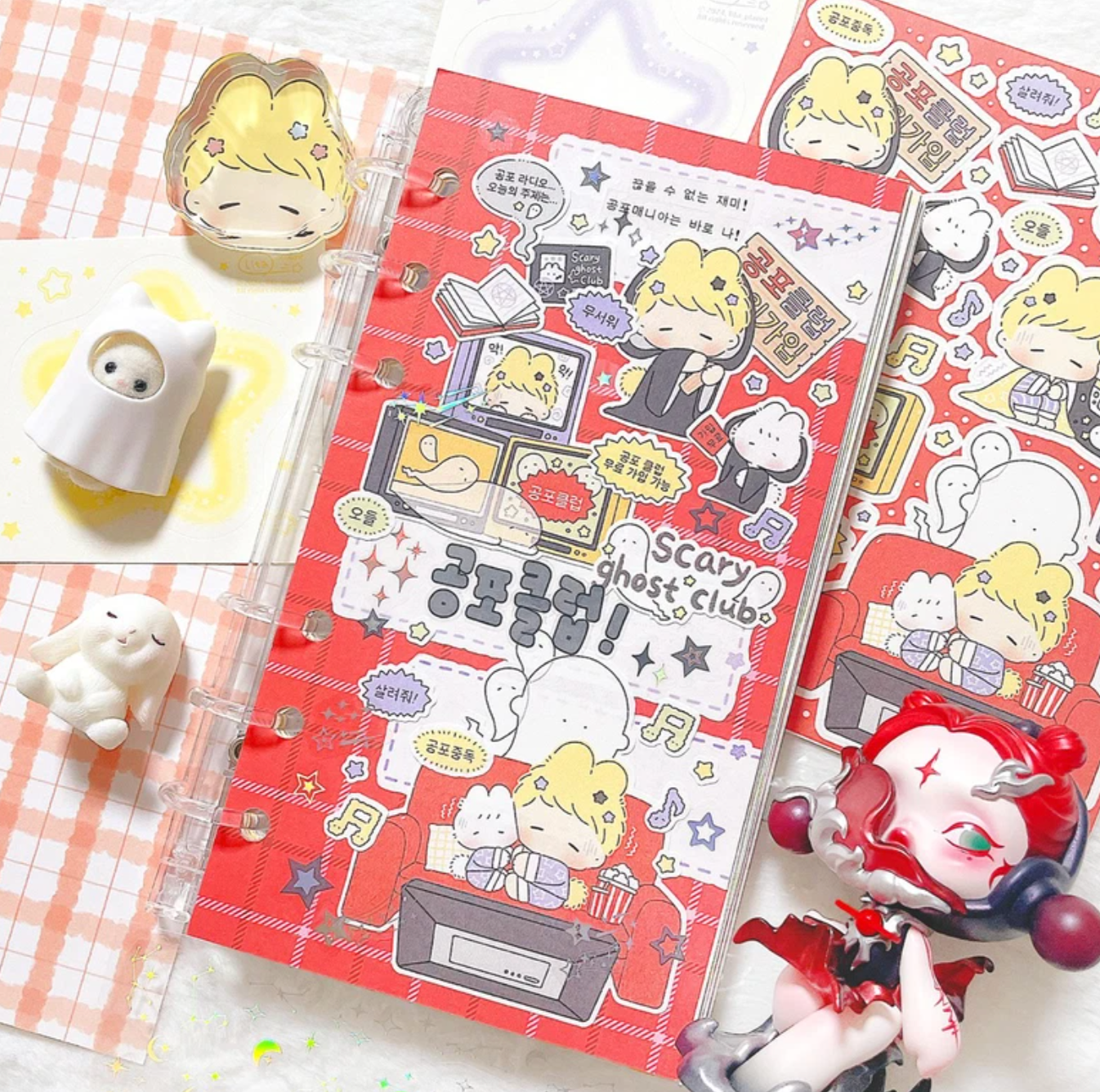[LT67] Lita Planet Scary Sticker Pack (Packs/Singles) - Lita Planet_LT67S5 - Crime Files Memo_korean_sticker_stationery