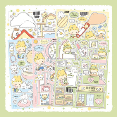 [LT69] Lita Planet Pets Sticker Pack (Packs/Singles) - Lita Planet_LT69 - Pack_korean_sticker_stationery