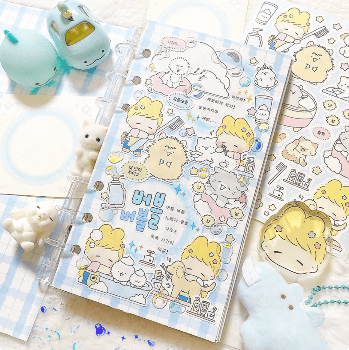 [LT69] Lita Planet Pets Sticker Pack (Packs/Singles) - Lita Planet_LT69S5 - Pet House Memo_korean_sticker_stationery