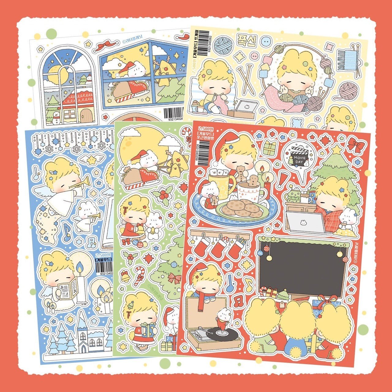 [LT86] Lita Planet Winter Mood Sticker Pack (Single/Pack) - Lita Planet_LT86 - Pack_korean_sticker_stationery