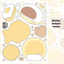 [LT87] Lita Planet Winter Snack Sticker Pack (Single/Pack) - Lita Planet_LT87S5 - Winter Snacks Memo_korean_sticker_stationery