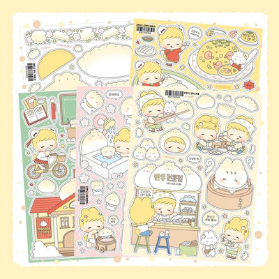 [LT95] Lita Planet Dumpling Sticker Pack (Pack/Singles) - Lita Planet_LT95 - Pack_korean_sticker_stationery