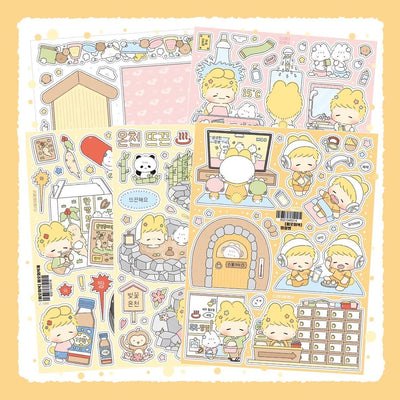 [LT98] Lita Planet Refueling Stamina Sticker Pack (Pack/Singles) - Lita Planet_LT98 - Pack_korean_sticker_stationery