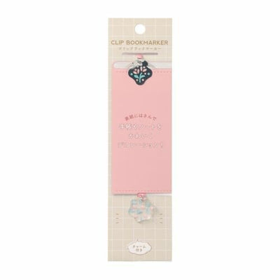 [MARK'S] Bookmarker (options) - Mark's_B6 - Pink Flower_korean_sticker_stationery
