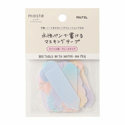 [maste] Washi Flakes Pack (options) - Mark's_Pastel_korean_sticker_stationery