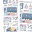 [MB05] Maybean 'Our Chaotic Day' Sticker Sheet Pack (Single/Pack) - Maybean_MB05S3 - Quiet Ride Home_korean_sticker_stationery