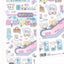 [MB05] Maybean 'Our Chaotic Day' Sticker Sheet Pack (Single/Pack) - Maybean_MB05S2 - Busy Subway_korean_sticker_stationery