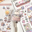 [MB06] Maybean 'Dreaming Bookmark' Sticker Sheet Pack (Single/Pack) - Maybean_MB06S3 - Cozy Book Cafe_korean_sticker_stationery