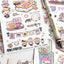 [MB06] Maybean 'Dreaming Bookmark' Sticker Sheet Pack (Single/Pack) - Maybean_MB06S3 - Cozy Book Cafe_korean_sticker_stationery