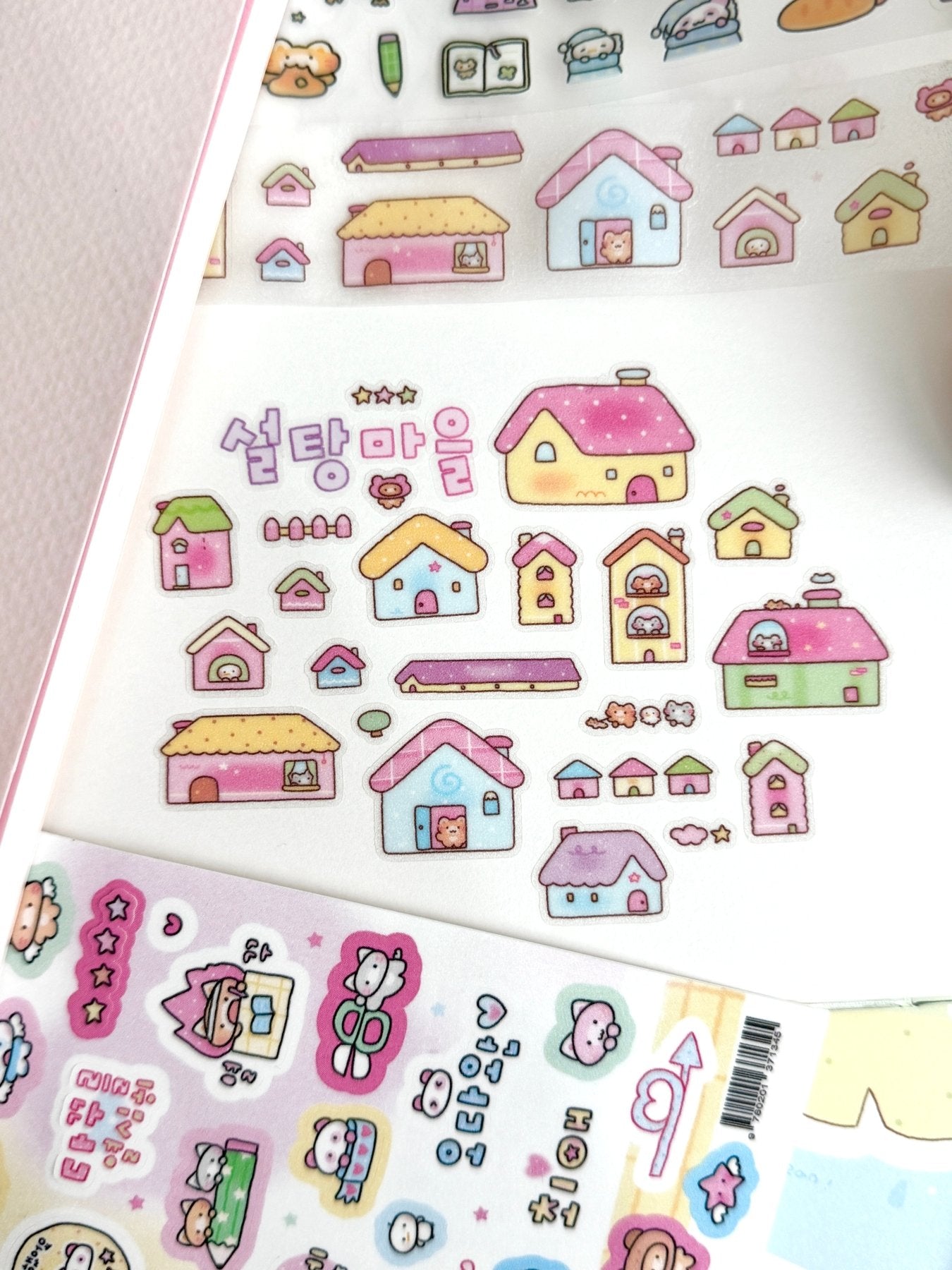 [MB16] Maybean 'Sugar Village' Kisscut Masking Tape - Maybean__korean_sticker_stationery