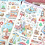 [MB20] Maybean 'Winter Story' Sticker Sheet Pack (Single/Pack) - Maybean_MB20S1 - Winter Town Story_korean_sticker_stationery