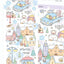 [MB20] Maybean 'Winter Story' Sticker Sheet Pack (Single/Pack) - Maybean_MB20S1 - Winter Town Story_korean_sticker_stationery
