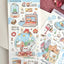 [MB20] Maybean 'Winter Story' Sticker Sheet Pack (Single/Pack) - Maybean_MB20S3 - Winter on the Desk_korean_sticker_stationery