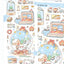 [MB20] Maybean 'Winter Story' Sticker Sheet Pack (Single/Pack) - Maybean_MB20S3 - Winter on the Desk_korean_sticker_stationery