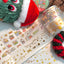 [MB23] Maybean 'Gold Foil Christmas' Kisscut Masking Tapes (options) - Maybean_MB23S2 - Gold Foil Objects_korean_sticker_stationery