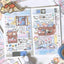[MB24] NEW Maybean 'Making a Record of Today' Sticker Sheet Pack (Single/Pack) - Maybean_MB24S3 - Cozy Dream Diary (Blue)_korean_sticker_stationery