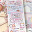 [MB24] NEW Maybean 'Making a Record of Today' Sticker Sheet Pack (Single/Pack) - Maybean_MB24S3 - Cozy Dream Diary (Blue)_korean_sticker_stationery