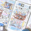 [MB24] NEW Maybean 'Making a Record of Today' Sticker Sheet Pack (Single/Pack) - Maybean_MB24S3 - Cozy Dream Diary (Blue)_korean_sticker_stationery