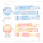 [MB26] NEW Maybean 'Quilt Pieces' Masking Tape Set - Maybean__korean_sticker_stationery