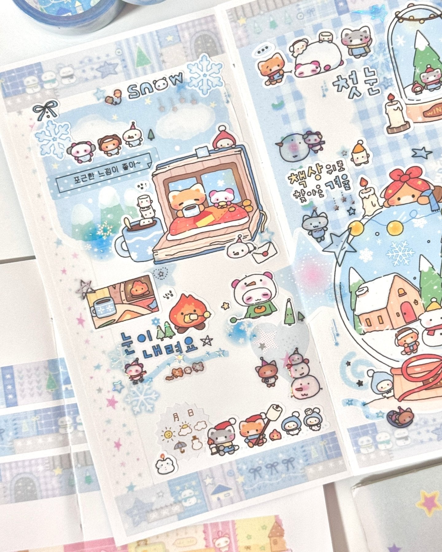 [MB26] NEW Maybean 'Quilt Pieces' Masking Tape Set - Maybean__korean_sticker_stationery