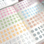 [MB28] NEW Maybean 'Maybean Font Numbers' Kisscut Masking Tape Set - Maybean__korean_sticker_stationery