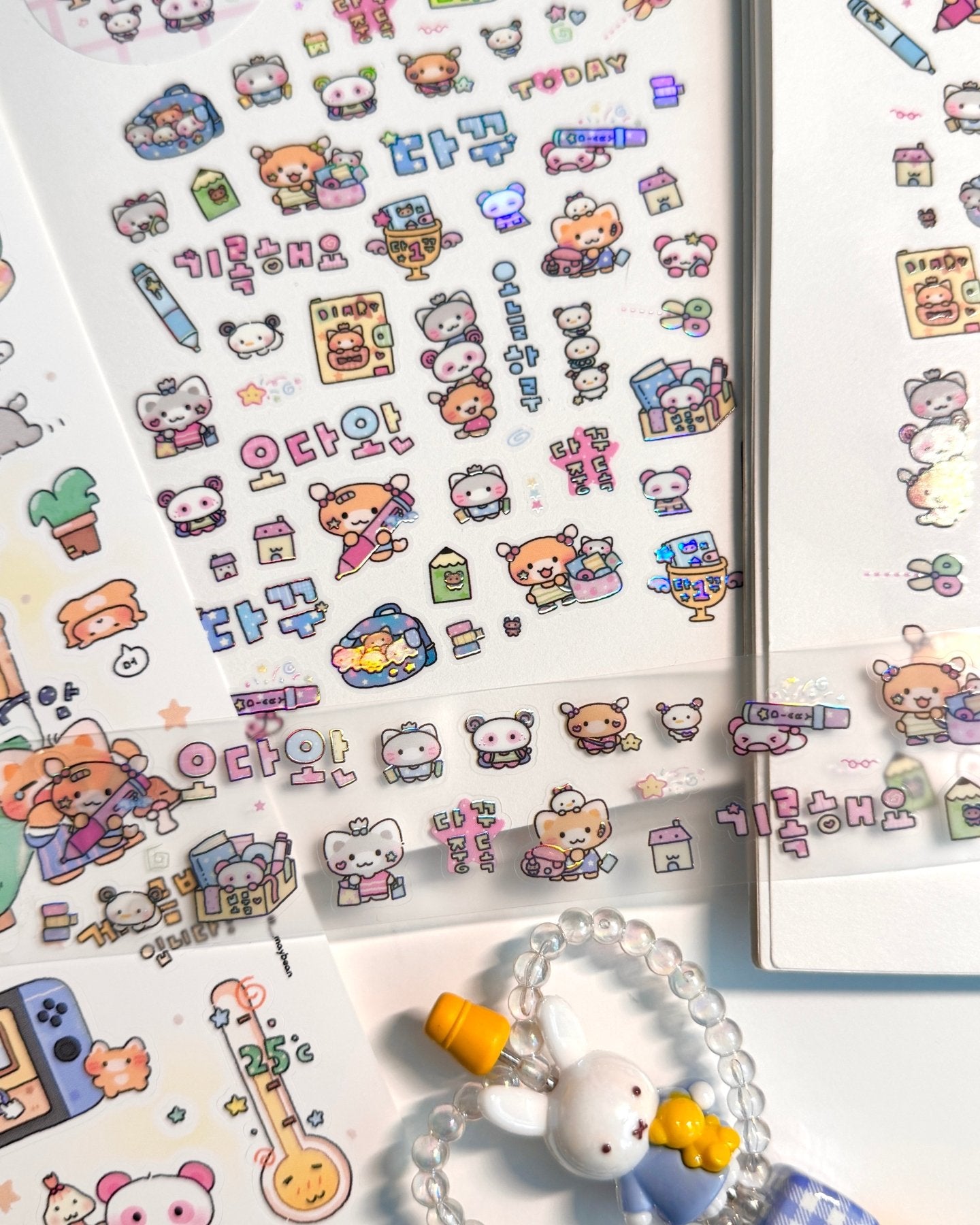 [MB29] NEW Maybean Kisscut Masking Tapes (options) - Maybean_MB29S5 - Dakku Addiction_korean_sticker_stationery