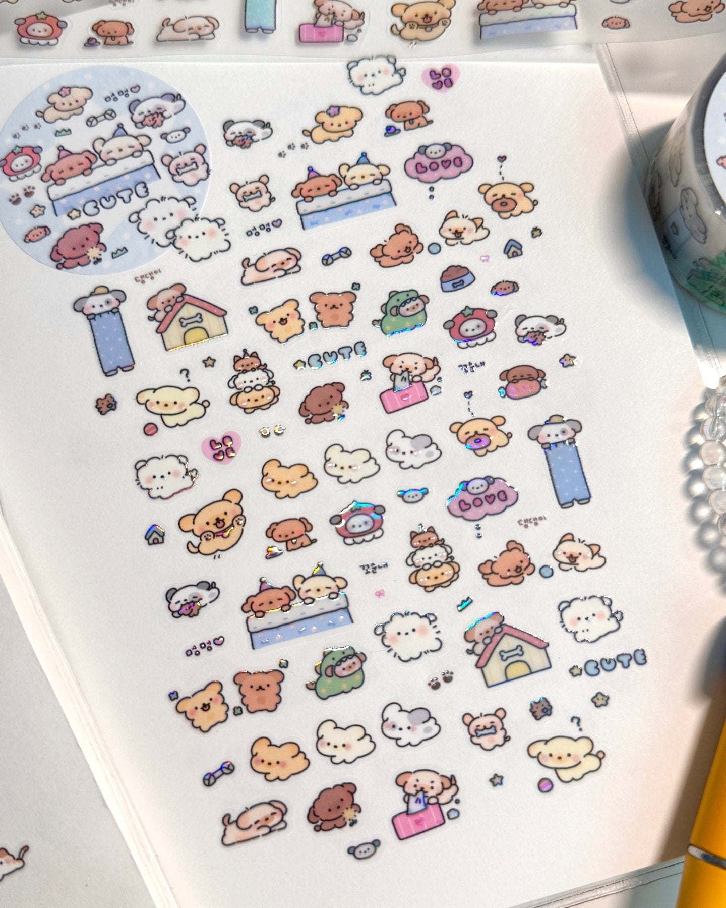 [MB29] NEW Maybean Kisscut Masking Tapes (options) - Maybean_MB29S2 - Cats_korean_sticker_stationery