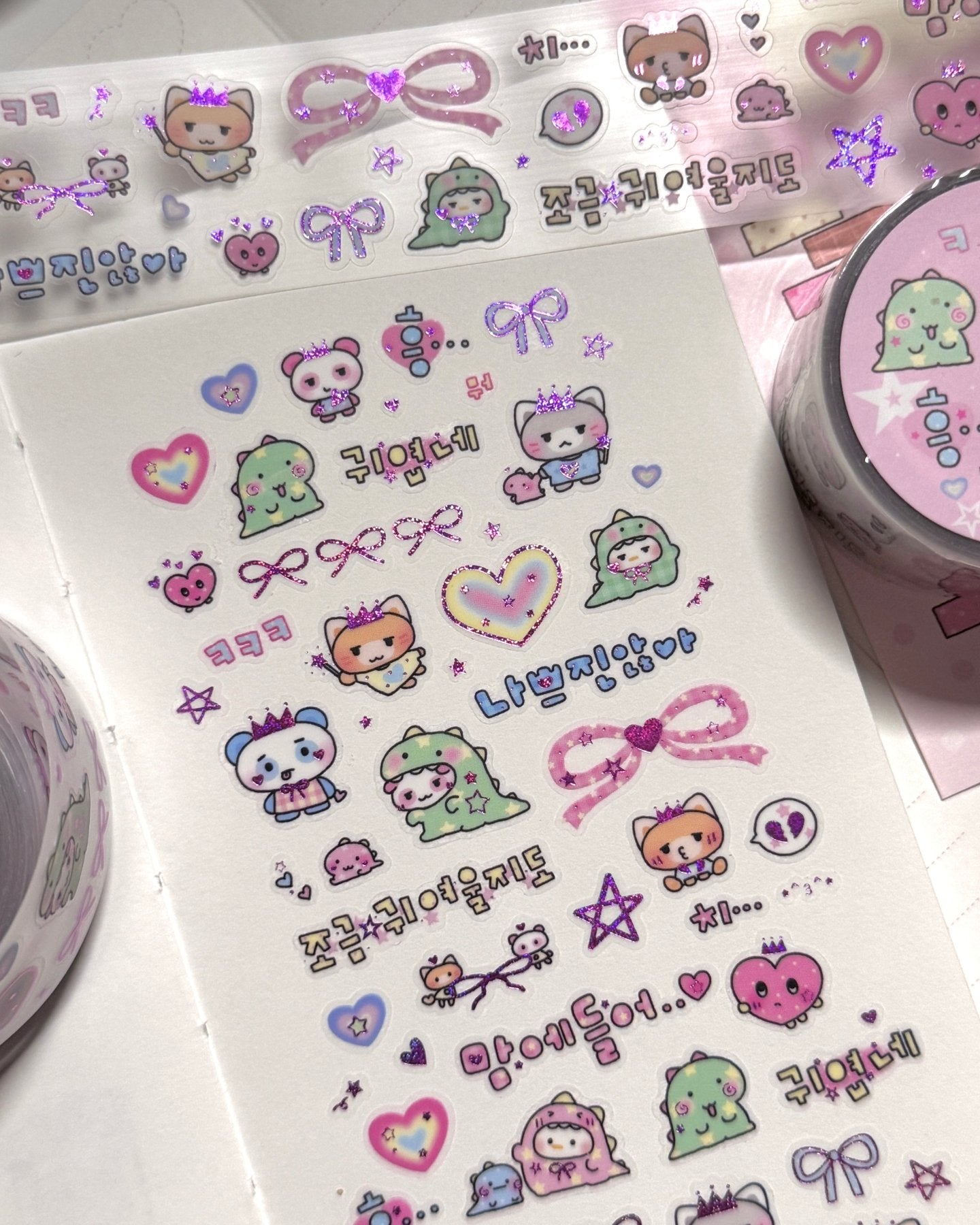 [MB29] NEW Maybean Kisscut Masking Tapes (options) - Maybean_MB29S1 - Princess_korean_sticker_stationery