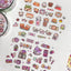 [MB30] NEW Maybean x Heeyane Collaboration Sticker Pack & Tape Set (options) - Maybean_MB30S2 - Kisscut Set_korean_sticker_stationery