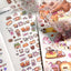[MB30] NEW Maybean x Heeyane Collaboration Sticker Pack & Tape Set (options) - Maybean_MB30S2 - Kisscut Set_korean_sticker_stationery