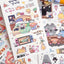 [MB32] NEW Maybean 'Today's Temperature' Sticker Sheet Pack (Single/Pack) - Maybean_MB32S3 - I Can Do This! (Red)_korean_sticker_stationery