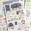 [MB33] NEW Maybean 'Refreshing Pieces' Sticker Pack (Singles/Pack) -Maybean_MB33S3 - Fireworks (Gray)_korean_sticker_stationery
