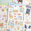 [MB33] NEW Maybean 'Refreshing Pieces' Sticker Pack (Singles/Pack) -Maybean_MB33S3 - Fireworks (Gray)_korean_sticker_stationery