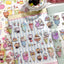 [MB35] NEW Maybean '3D Foil Kiss-Cut Masking Tape' (options) -Maybean_MB35S1 - Soda Parfait_korean_sticker_stationery