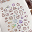 [MB35] NEW Maybean '3D Foil Kiss-Cut Masking Tape' (options) -Maybean_MB35S2 - Choco Pen Doodles_korean_sticker_stationery