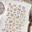 [MB35] NEW Maybean '3D Foil Kiss-Cut Masking Tape' (options) -Maybean_MB35S1 - Soda Parfait_korean_sticker_stationery