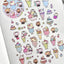 [MB35] NEW Maybean '3D Foil Kiss-Cut Masking Tape' (options) -Maybean_MB35S1 - Soda Parfait_korean_sticker_stationery