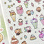 [MB35] NEW Maybean '3D Foil Kiss-Cut Masking Tape' (options) -Maybean_MB35S1 - Soda Parfait_korean_sticker_stationery