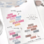 [MB36] NEW Maybean '3D Foil Kiss-Cut Masking Tape' (options) -Maybean_MB36S3 - Sparkling Sprinkles_korean_sticker_stationery
