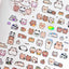 [MB36] NEW Maybean '3D Foil Kiss-Cut Masking Tape' (options) -Maybean_MB36S1 - Tiny Bears_korean_sticker_stationery