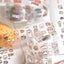 [MB36] NEW Maybean '3D Foil Kiss-Cut Masking Tape' (options) -Maybean_MB36S1 - Tiny Bears_korean_sticker_stationery