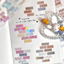 [MB36] NEW Maybean '3D Foil Kiss-Cut Masking Tape' (options) -Maybean_MB36S3 - Sparkling Sprinkles_korean_sticker_stationery
