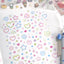 [MB36] NEW Maybean '3D Foil Kiss-Cut Masking Tape' (options) -Maybean_MB36S3 - Sparkling Sprinkles_korean_sticker_stationery