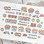 [MB37] NEW Maybean × NyungNyung Shop 🐥 'Sunshine Class' Collaboration Kiss-Cut Pack -Maybean__korean_sticker_stationery